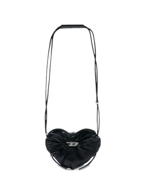 Scrunch-D Heart leather cross body bag by DIESEL