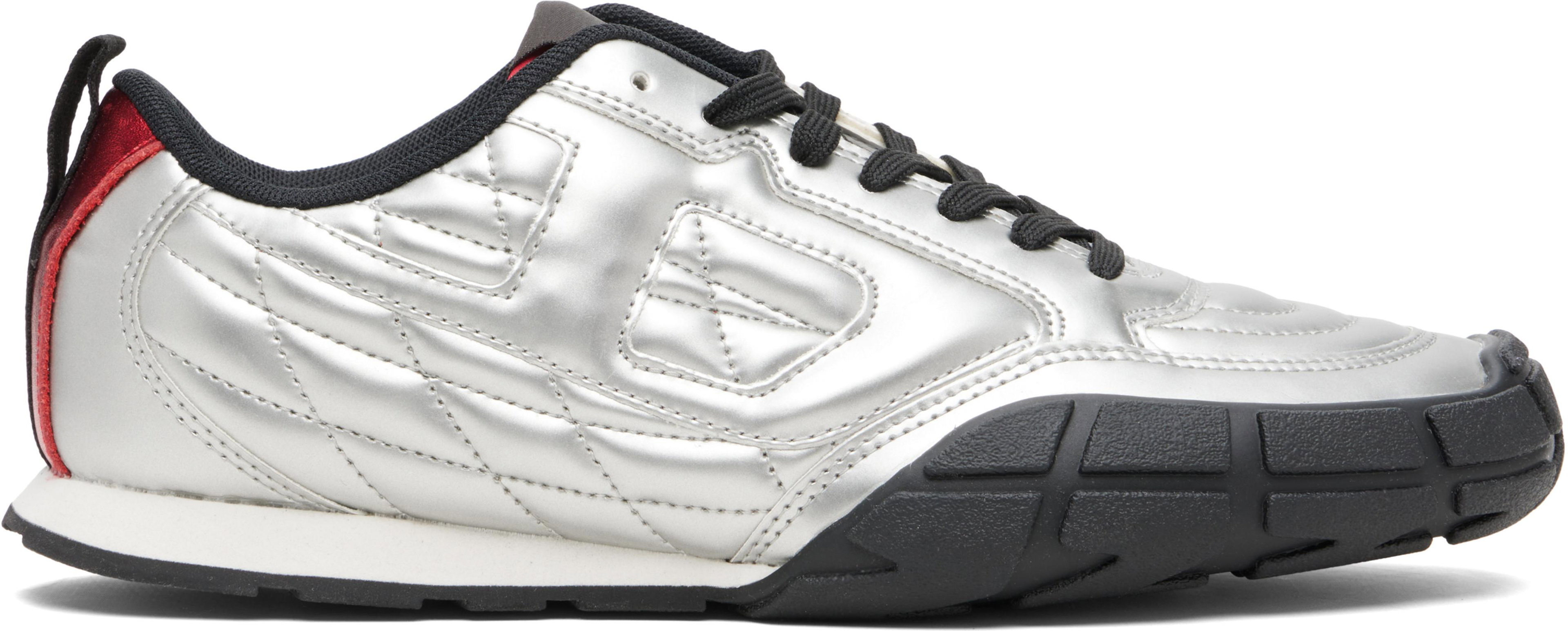 Silver S-Pagodha Low Sneakers by DIESEL
