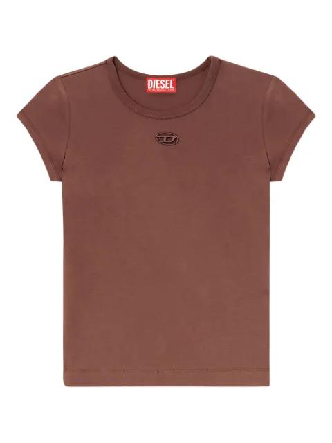 T-Angie logo-embroidery T-shirt by DIESEL