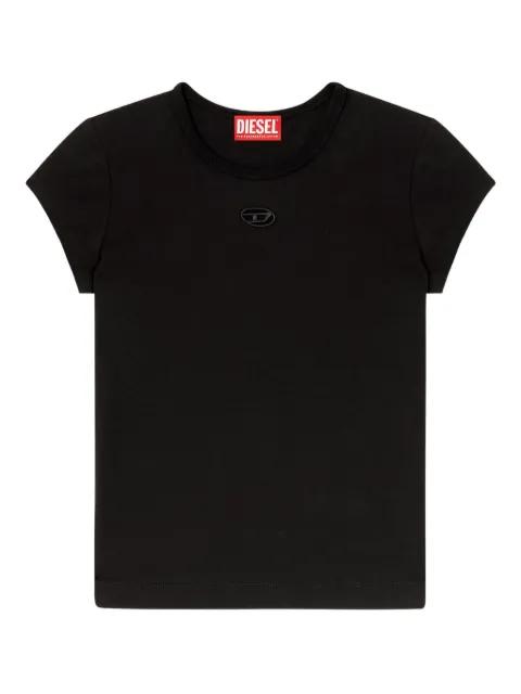 T-Angie logo-embroidery T-shirt by DIESEL