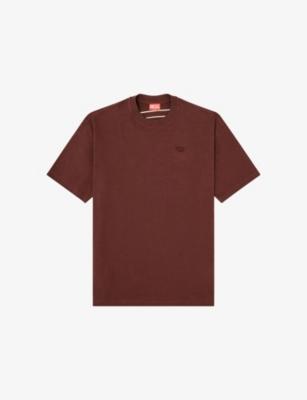 T-Boggy-Megoval-D Branded Cotton-Jersey T-Shirt by DIESEL