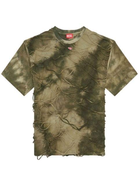 T-Boxket textured tie-dye T-shirt by DIESEL