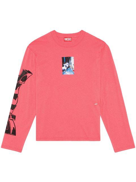 T-Crane-L2 long-sleeve T-shirt by DIESEL