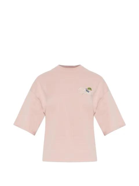 T-Cropyn embroidered-logo T-shirt by DIESEL