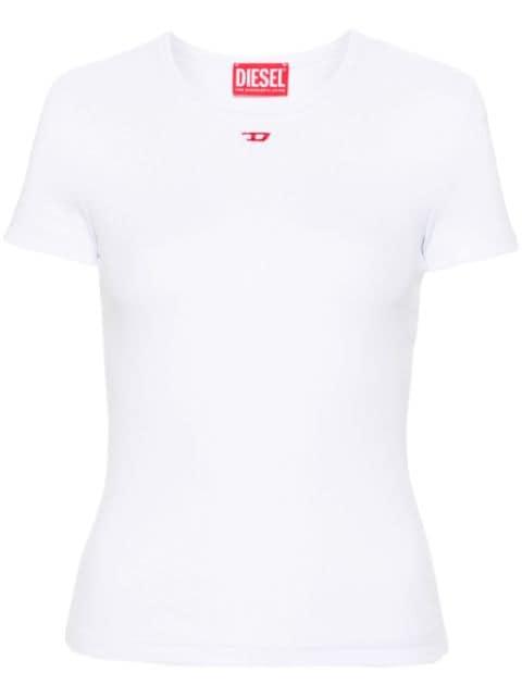 T-Ele-Long-D logo-patch T-shirt by DIESEL
