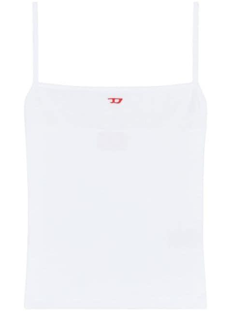 T-Hop-D logo-appliqué tank top by DIESEL