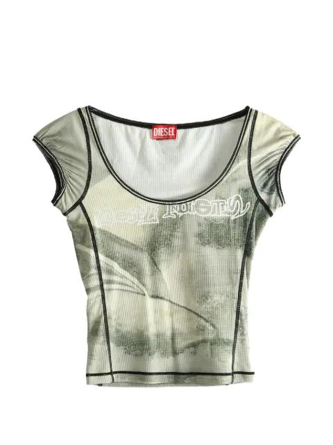 T-Icaty graphic-print T-shirt by DIESEL