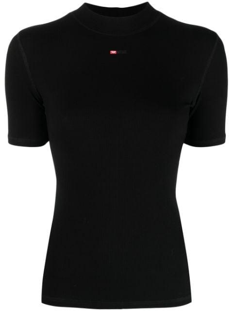 T-Mokky mock-neck T-shirt by DIESEL