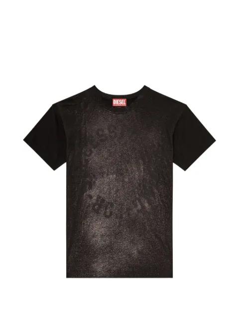 T-Norm-AA2 foil-print T-shirt by DIESEL