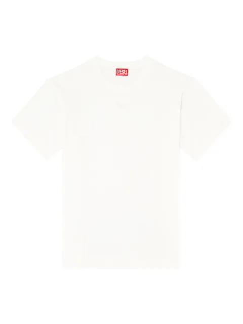 T-Norm-Int embroidered-detail T-shirt by DIESEL