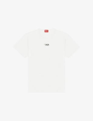 T-Norm-Iod Branded Cotton-Jersey T-Shirt by DIESEL