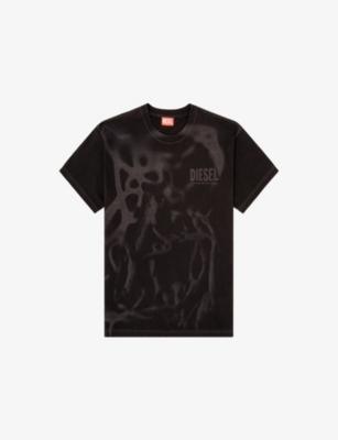 T-Norm-V7 Laser-Print Cotton-Jersey T-Shirt by DIESEL
