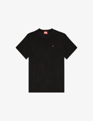 T-Norms Logo-Embroidered Modal-Blend T-Shirt by DIESEL