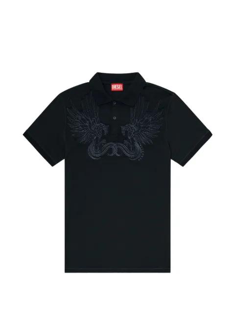 T-Phen embroidered polo shirt by DIESEL