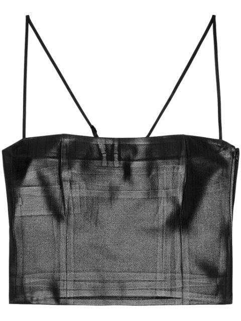 T-Reasure logo-plaque tank top by DIESEL