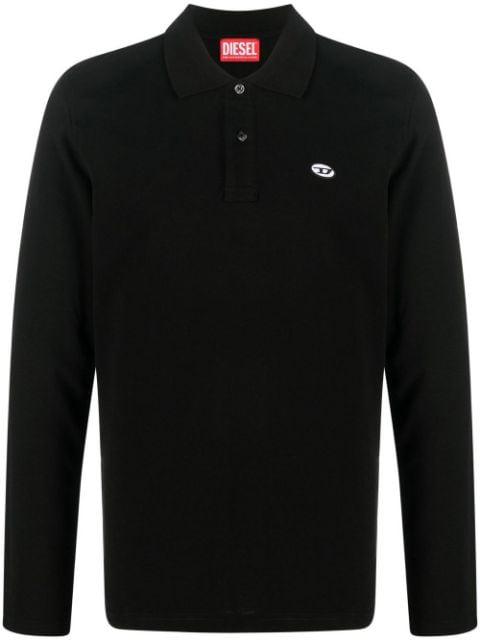 T-Smith long-sleeve polo shirt by DIESEL