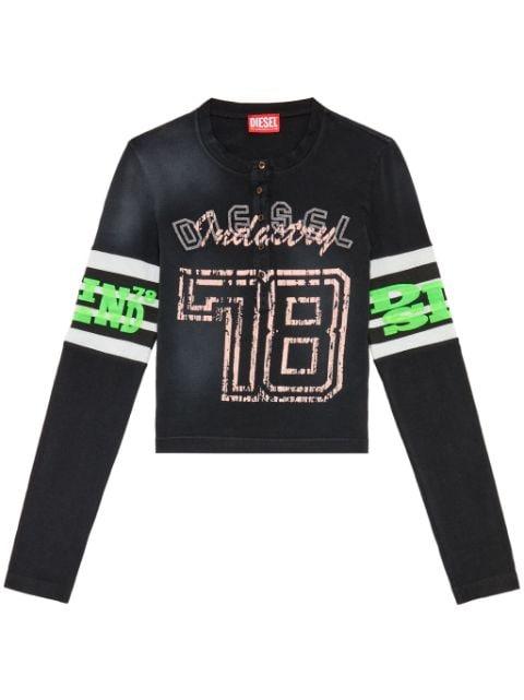 T-Uncserafin graphic-print T-shirt by DIESEL