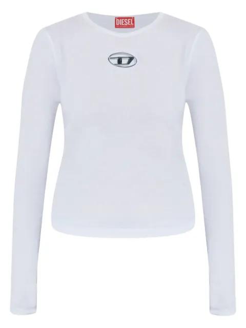 T-Uncutie long-sleeve logo T-shirt by DIESEL