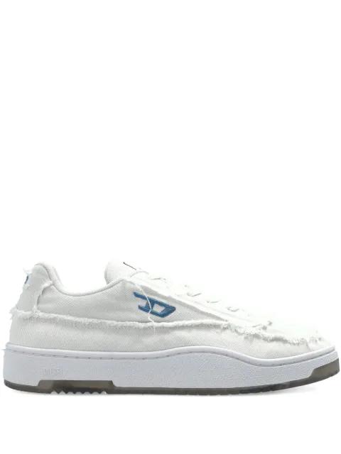 Tracker frayed-detail sneakers by DIESEL