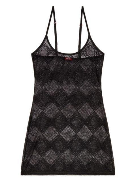 Ufpt-Donnie stretch-lace chemise by DIESEL