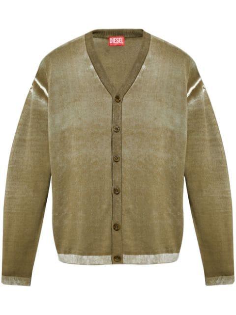 V-neck cardigan by DIESEL