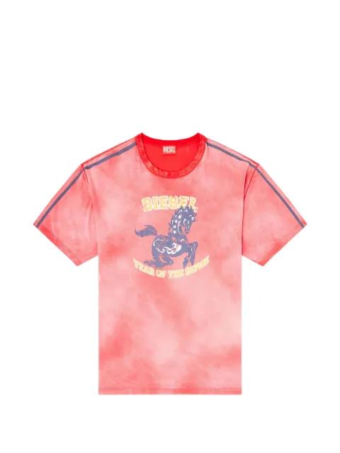 Year of the horses print T-shirt by DIESEL