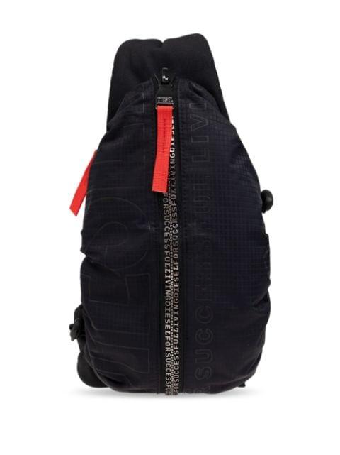Zip-D ripstop shoulder bag by DIESEL