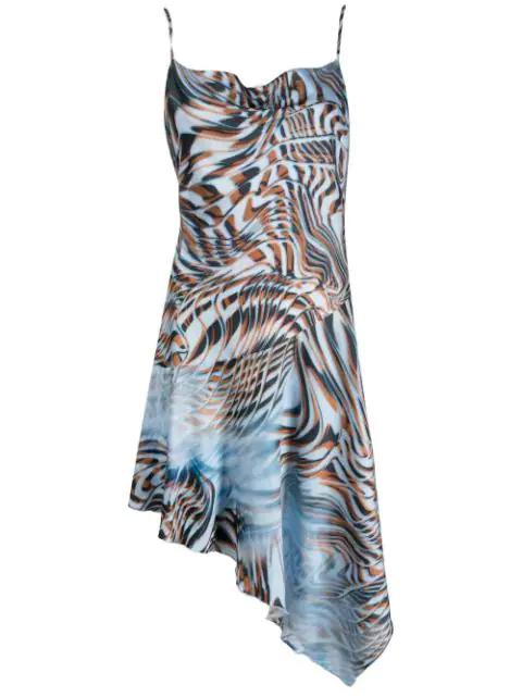 all-over graphic-print cami dress by DIESEL