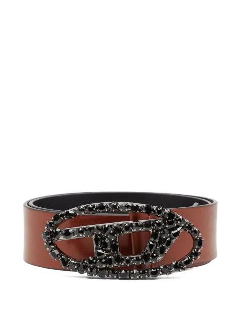 b-1dr w-crown crystal-embellished buckle belt by DIESEL