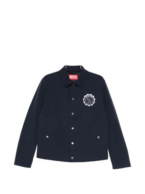 badge button jacket by DIESEL