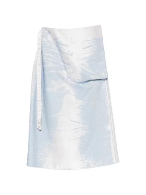 belt brushstroke skirt by DIESEL