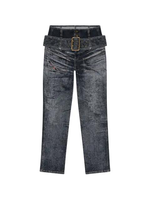 belted D-Gorina jeans by DIESEL