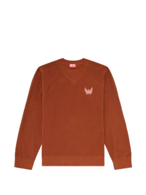 bouclé-knit sweater by DIESEL