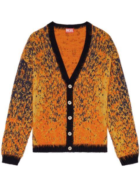 brushed cardigan by DIESEL