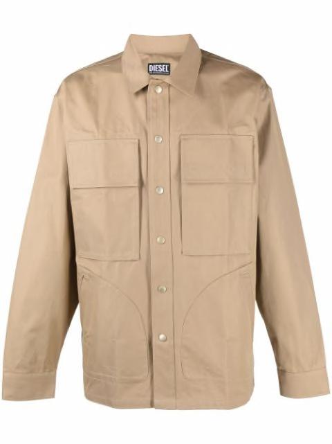 button-up overshirt by DIESEL