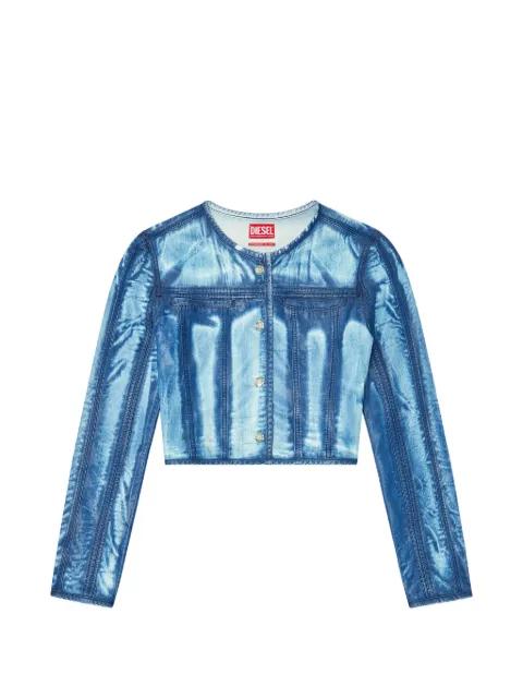 buttoned denim jacket by DIESEL