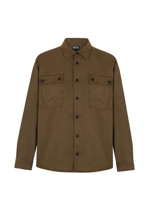 chest-pockets shirt by DIESEL