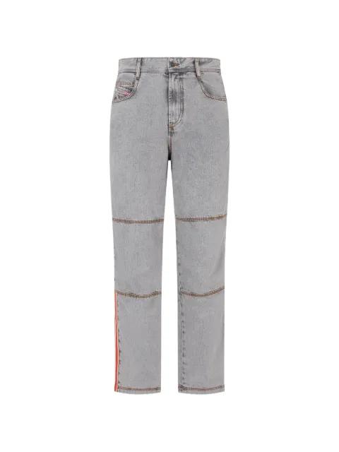 contrast-stitch side-stripe jeans by DIESEL
