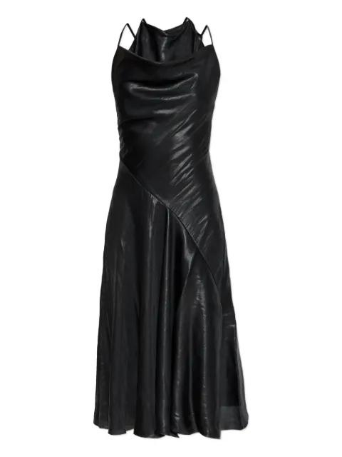 cowl-neck midi dress by DIESEL