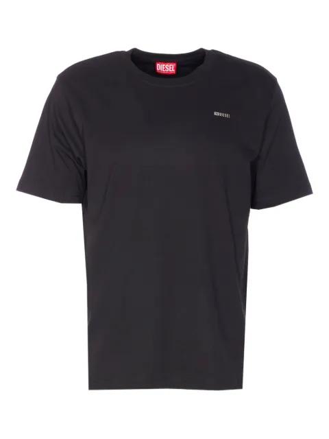 crew-neck logo-plaque T-shirt by DIESEL