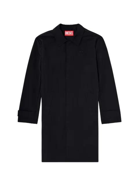 crinkled trench coat by DIESEL