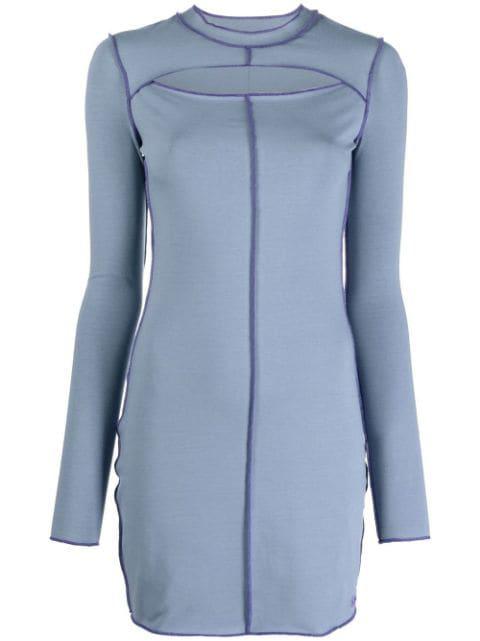 cut-out detail mini dress by DIESEL