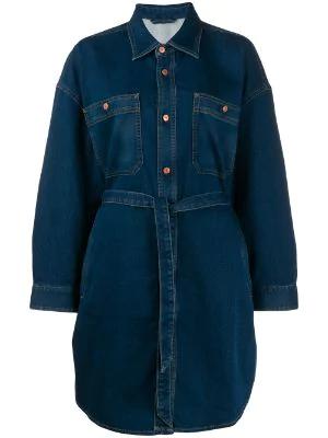 denim shirt dress by DIESEL