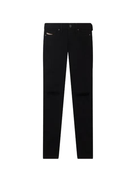 distressed skinny-fit jeans by DIESEL