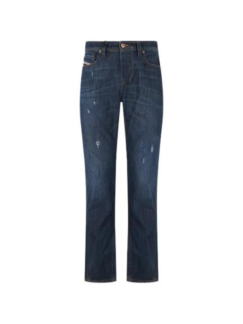 distressed slim-fit jeans by DIESEL