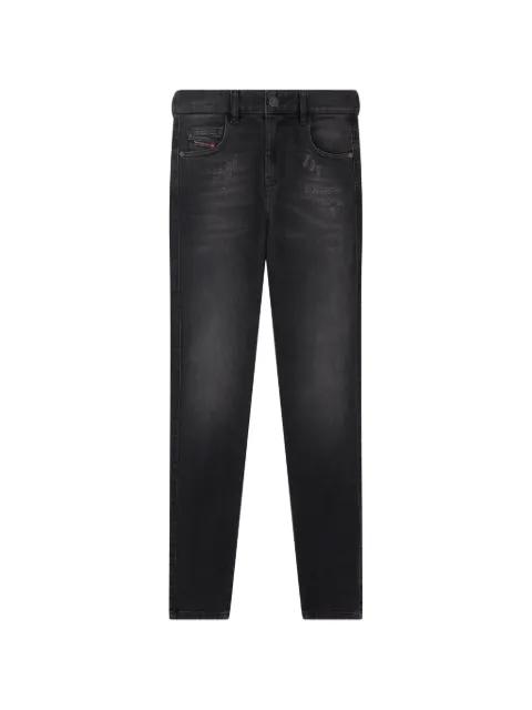 distressed slim-fit jeans by DIESEL