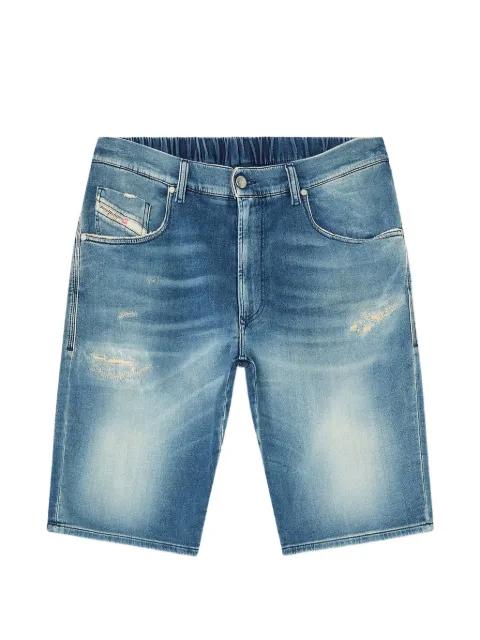 drawstring denim shorts by DIESEL