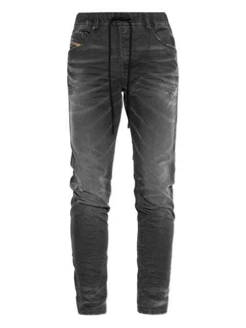 drawstring-waist skinny jeans by DIESEL