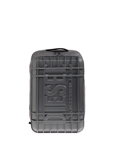 embossed logo hard-shell backpack by DIESEL