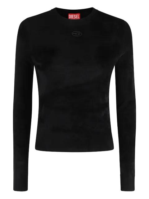 embroidered-logo T-shirt by DIESEL